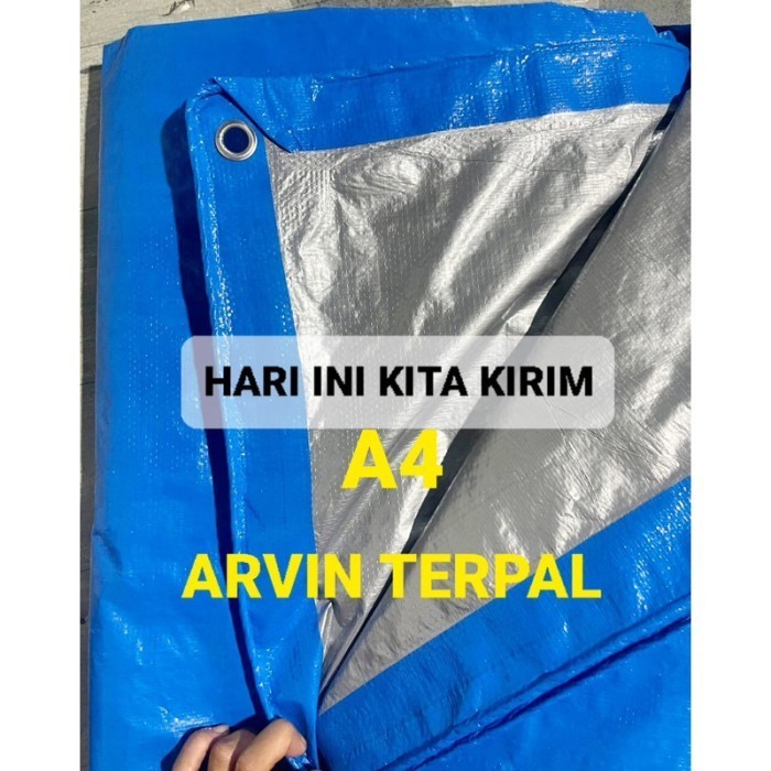 terpal jadi A4 4x7 /terpal plastik / terpal tenda / terpal