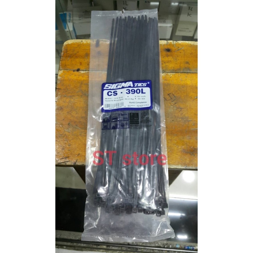 

KABEL TIES / CABLE TIES SIGMA 40CM HITAM