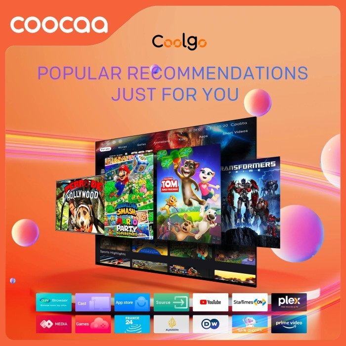 (New Product) Coocaa 43 Inch Digital Smart Tv (Model : Coocaa 43S3U)