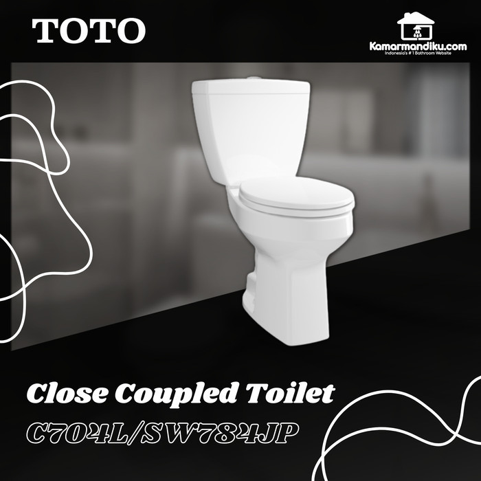 Toto Closet Duduk C704L For Disabled Toilet
