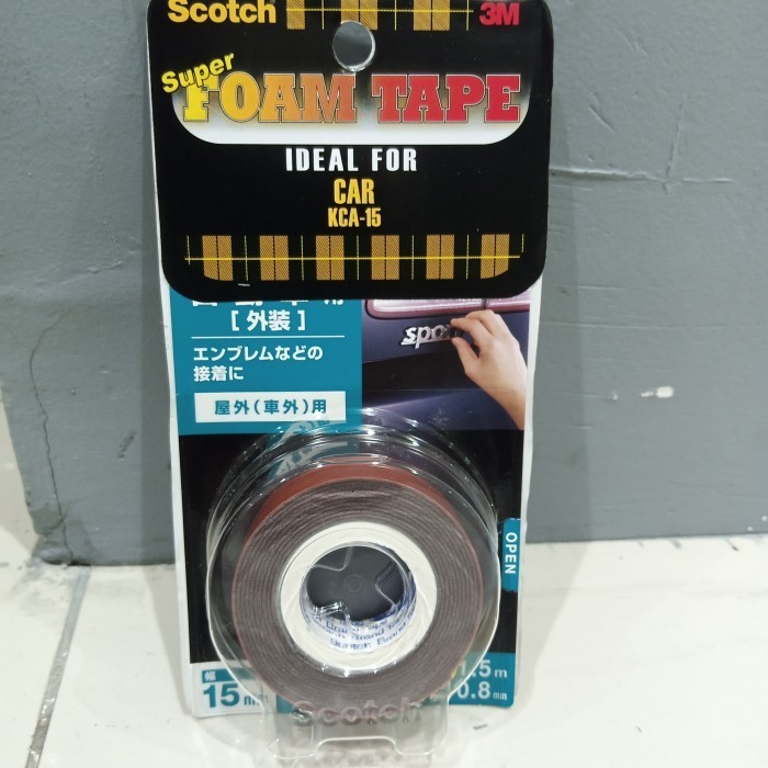 

3M SUPER STRONG SCOTCH DOUBLE TAPE UNTUK PERMUKAAN MOBIL