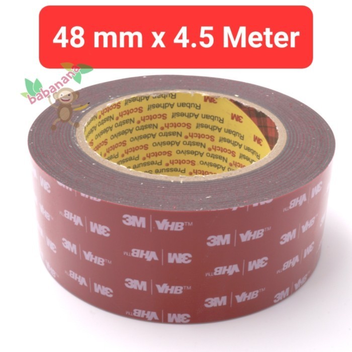 

DOUBLE TAPE FOAM 3M ORIGINAL VHB SPONGE 1 ROLL 48 MM X 4.5 METER