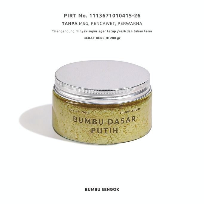 

BUMBU SENDOK Bumbu Dasar Putih 200g