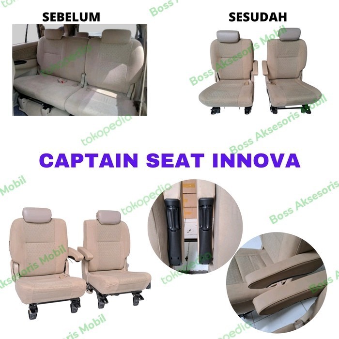 Merubah Jok Asli Ke Captain Seat Innova Reborn