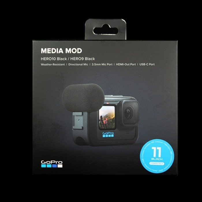 Gopro Media Mod For Hero 12 Black - Hero 11 Hero 10 Hero 9 Original