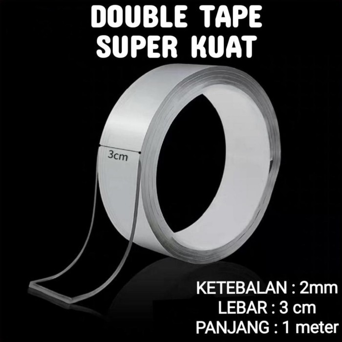 

PROMO Hijab[Box] Double Tape Nano Tape Ivy Grip Tape Isolasi 2 Sisi Kuat