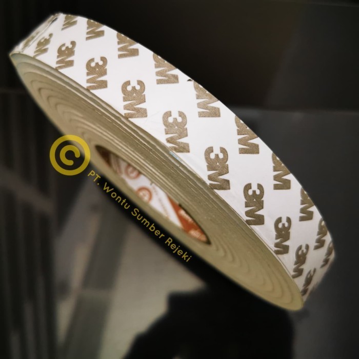 

TERMURAH Single Tape Foam Putih merk 3M , uk. 24mm x 5 Meter, Tebal 5mm
