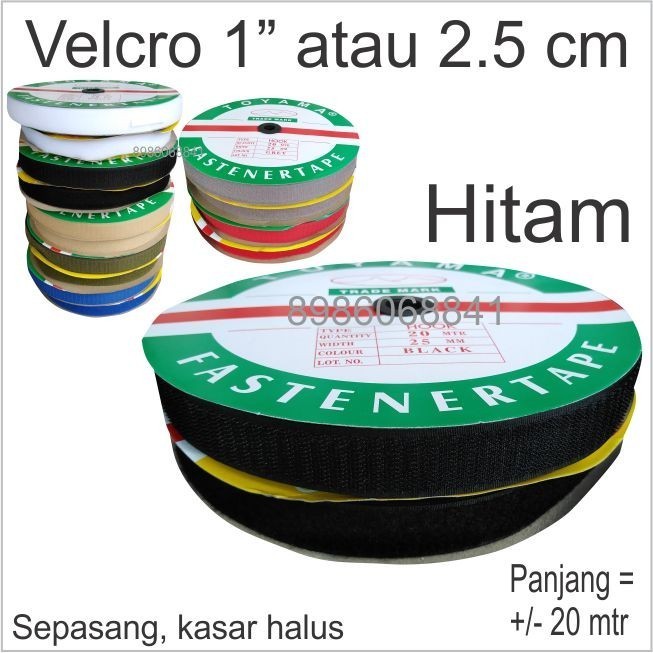 

DISKON Perekat Velcro Magic Tape Kretekan 1" atau 2.5cm