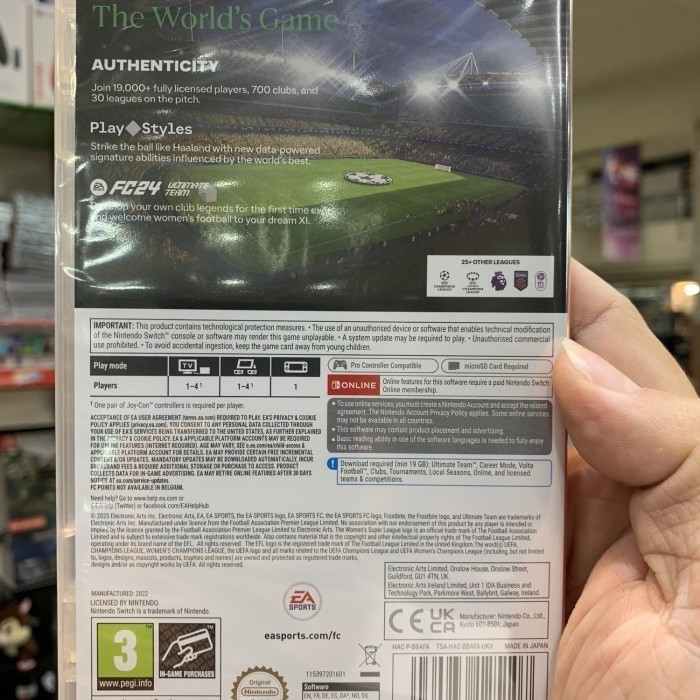 Nintendo Switch Ea Sports Fc 24 Ea Fc24 Ea Fc 24 ( Fifa 24 Fifa 2024 )