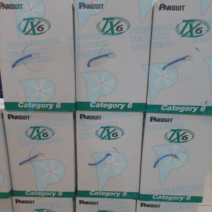 Kabel Lan Utp Panduit Cat 6 Tx6 Puc6C04Bu-F / Panduit Cat6 Tx6/Panduit