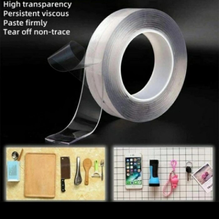 

BRG BARU magic tape 5 meter / Lakban perekat kuat / double tape magic
