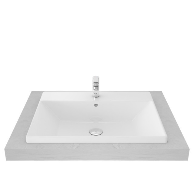 Wastafel Self Rimming Toto Lw639Cj Body Only