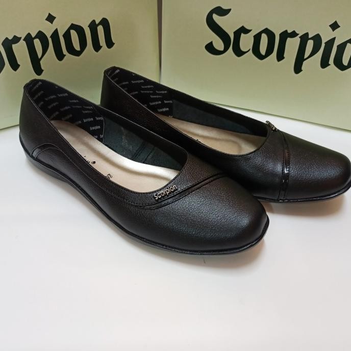 Sepatu Kulit Wanita Scorpion 6097 // Sepatu Kulit Original Murah