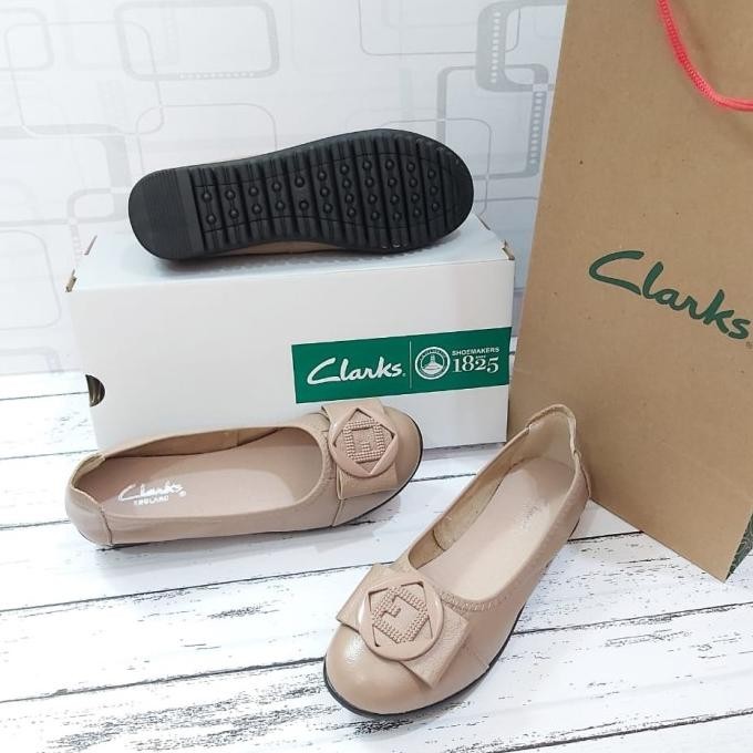Clarks 7259 Women Wedges Shoes Kulit
