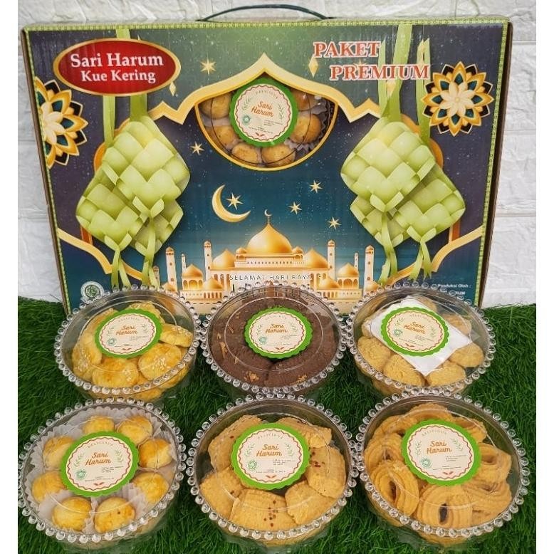 

CR - Sari Harum Premium - Paket kue lebaran - Grosir paketan kue TERLARIS