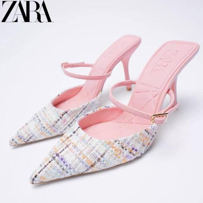 Sepatu Wanita Zara Heels Original Branded Store Terbaru Ab6002