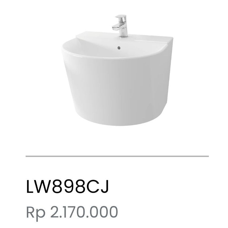 WASTAFEL GANTUNG TOTO LW898CJ