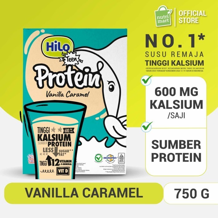 

Hilo Teen Vanilla Caramel 750Gr - Susu Tinggi Kalsium