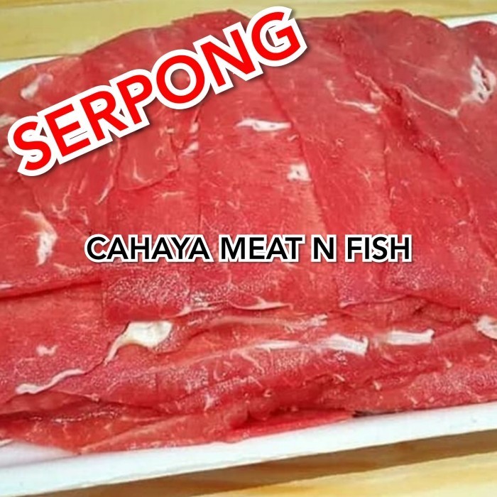 

500Gr Daging Sapi Beef Sirloin Slice (Less Fat)