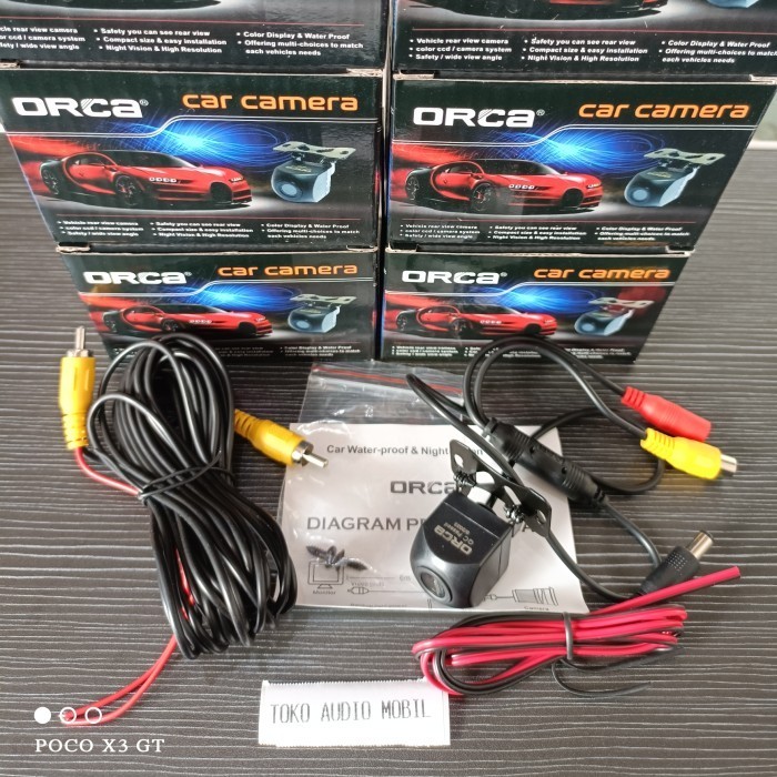 KAMERA PARKIR MUNDUR MOBIL HD CAMERA MUNDUR ORCA HD UNIVERSAL