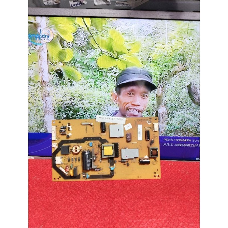MESIN TV LED TOSHIBA 32P1400VJ - POWER SUPPLY REGULATOR MODUL KOMPONEN TV TOSHIBA 32P1400