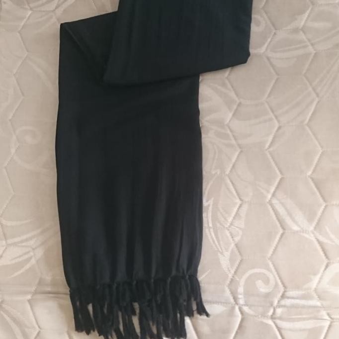 Sorban / Syal / Rida Solo Hitam Polos