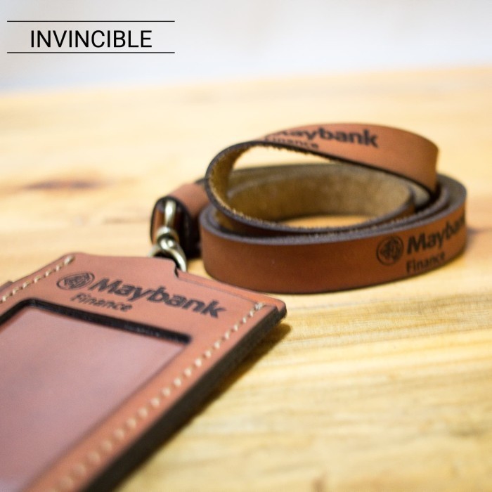 

BARANG TERLARIS id card holder kulit custom logo & nama instansi perusahaan