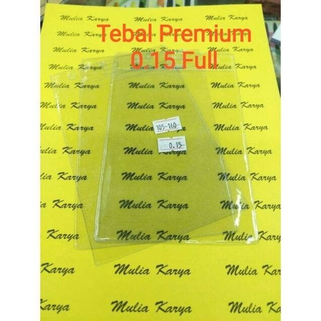 

BARANG TERLARIS Plastik Name tag 10.5 x 16 Tebal Premium 0.15 / Mika 0.15