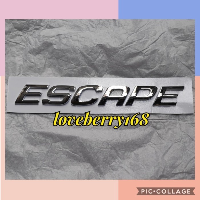 EMBLEM TULISAN ESCAPE SUPER COPY UNTUK FORD ESCAPE 2000-2010