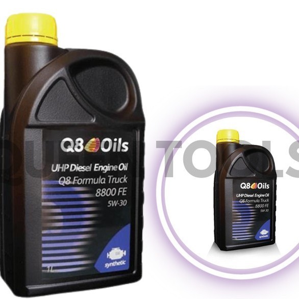 Oli Mobil Diesel Q8 8800 5W-30 5W30 Ultra High Performance Synthetic
