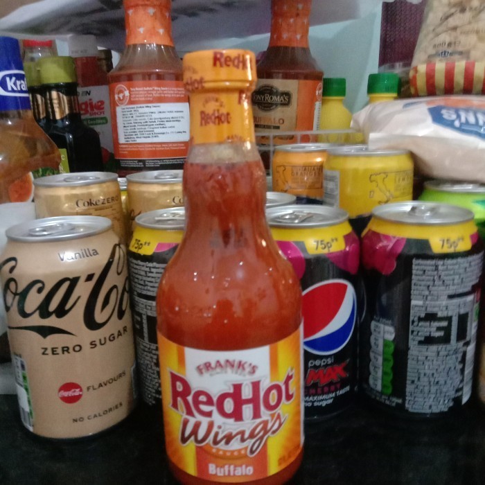 

franks red hot wing sauce buffalo 354 ml/saus