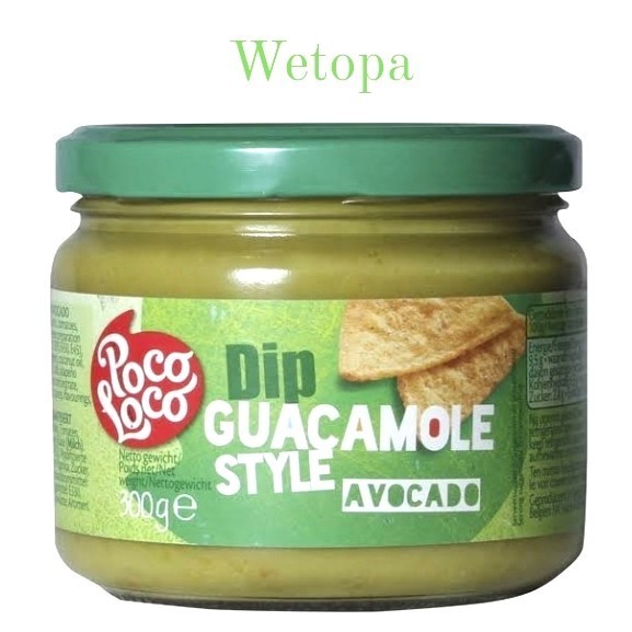 

Poco loco salsa dip guacamole style avocado 300gr