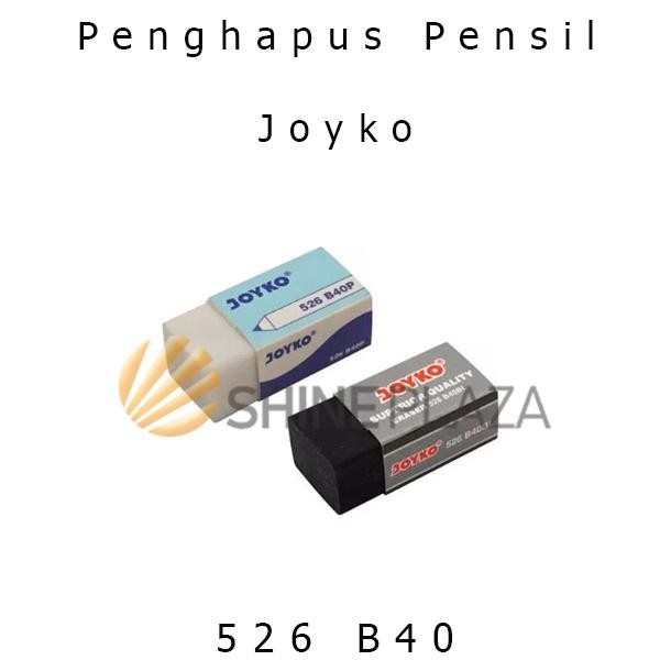 

PENGHAPUS PENSIL PUTIH HITAM KECIL JOYKO 526 B40 - PENCIL ERASER JOYKO Q103