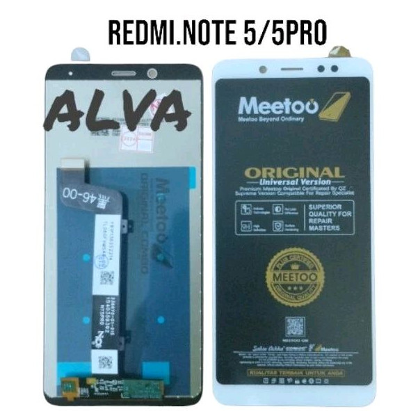 LCD REDMI NOTE 5 / REDMI NOTE 5PRO LCD FULLSET TOUCHSCREEN LCD Meetoo Original Produk