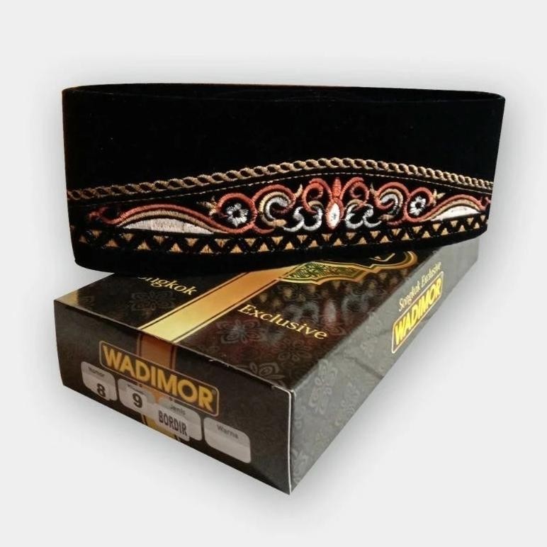 Peci Wadimor Songkok Peci Wadimor Bordir Kopiah Peci Orang Dewasa