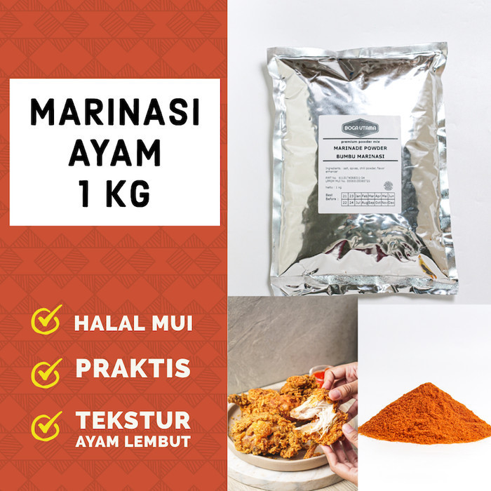 

TERMURAH Bumbu Marinasi Ayam Goreng Krispi / Fried Chicken 1 kg