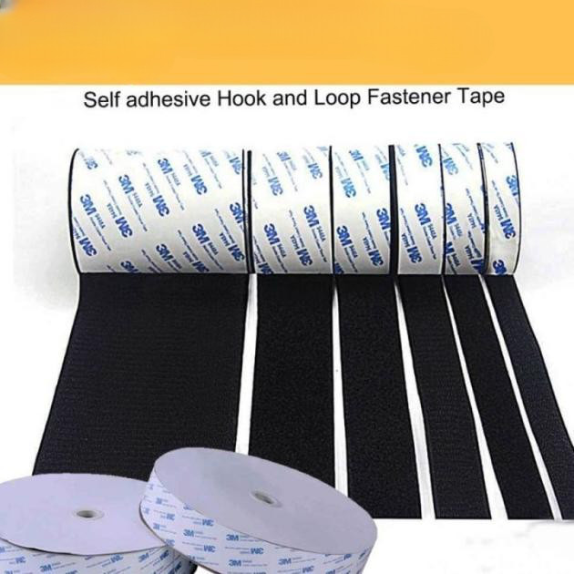 

lakban perekat double tape velcro 3m hook and loop magic nylon MURAH