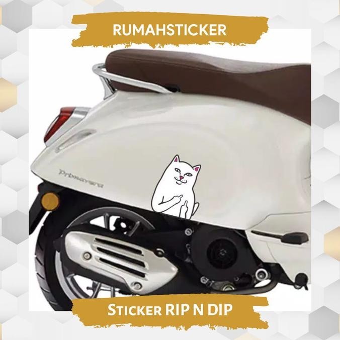 Stiker Sticker Vespa Cutting Ripndip Rip N Dip Lord Nermal