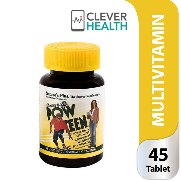 Nature'S Plus Pow Teen 45'S // Multivitamin Remaja