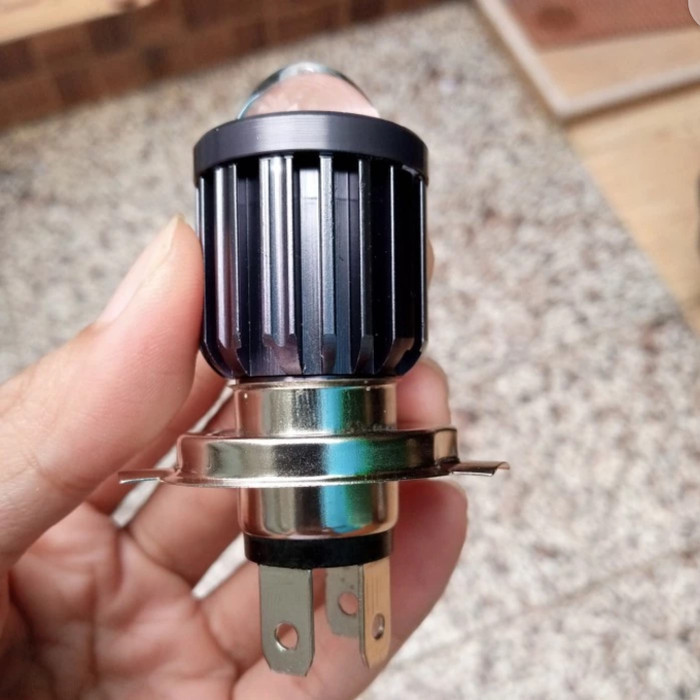 Lampu Utama Laser LED H4 Motor Mobil 12v 24v Kaki 3