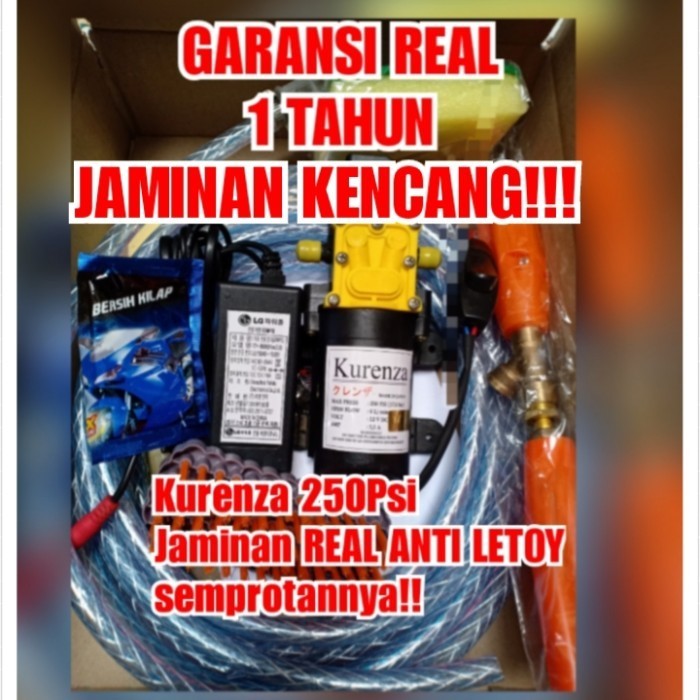 PAKET LENGKAP ADAPTOR STEAM ALAT CUCI AC - POMPA AIR CUCI MOTOR MOBIL