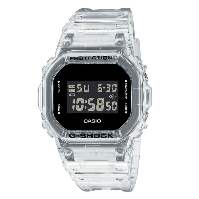 Casio G-Shock Dw-5600Ske-7Dr - Jam Tangan Pria - Transparan - Dw5600