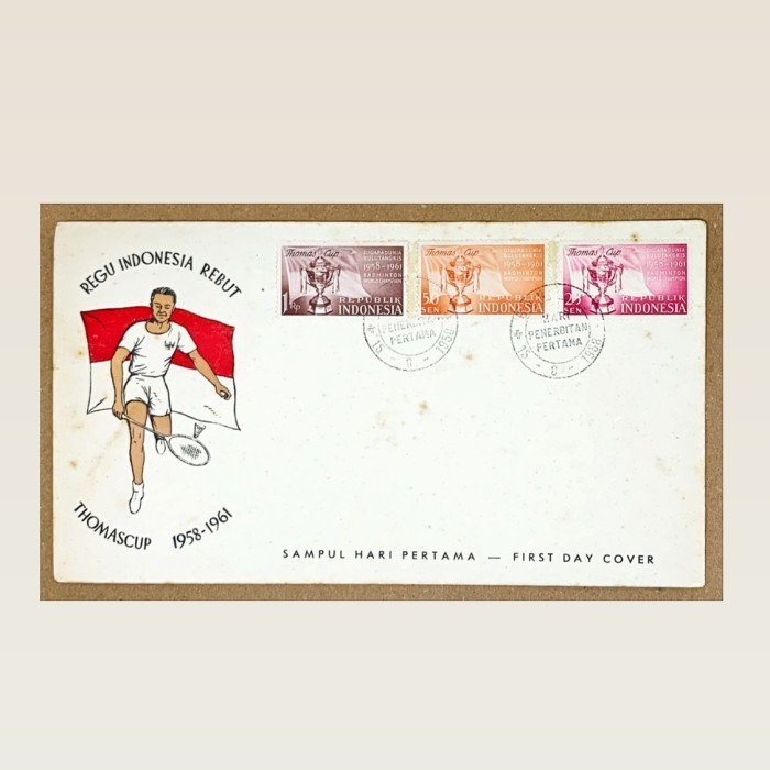 

Terlaris prangko indonesia SHP Tahun 1958 THOMAS CUP. SALE