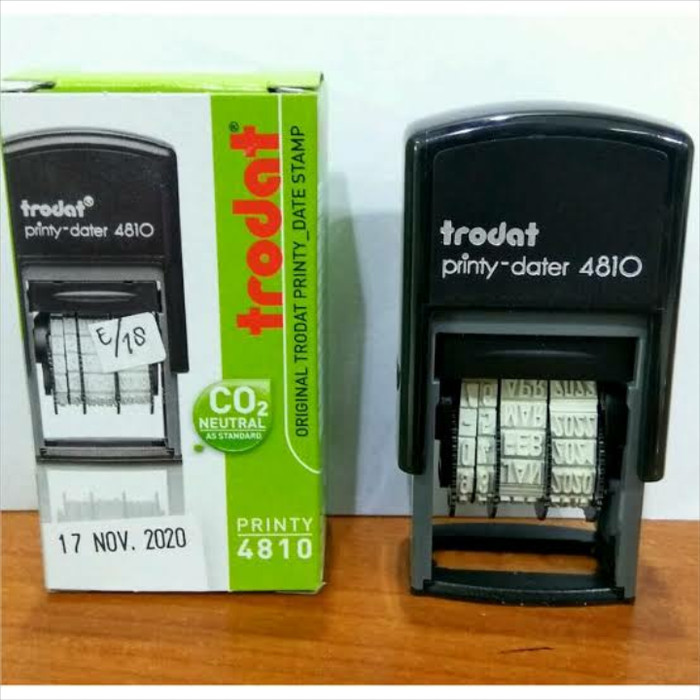 

Terlaris Stempel Trodat Printy Dater 4810 - Size 3.8mm Original SALE