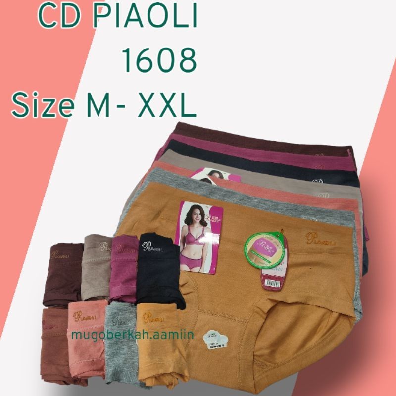 CD PIAOLI SUPER SOFT - CD PIAOLI 1603 - PIAOLI 1605 -PIAOLI 1608 - CELANA DALAM PIAOLI - CD IMPORT