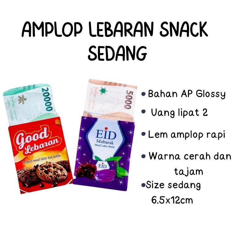 

Hot Sale Amplop Lebaran Murah Motif Snack (1 Pak Isi 10Pcs) || Amplop Snack Viral Motif Lucu Part 1 || Amplop Lebaran Viral || Amplop Angpau Good Quality