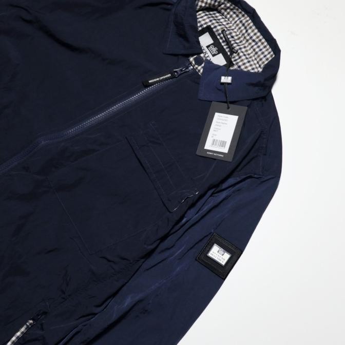 WEEKEND OFFENDER JOSHUA OVERSHIRT JACKET NAVY ORIGINAL SYARIFAHKHANSA17