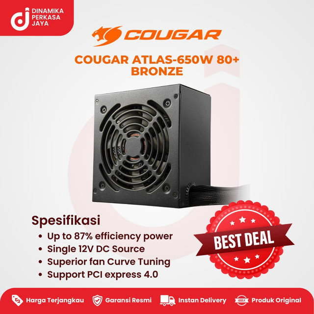 Psu Cougar Atlas-650W 80+ Bronze