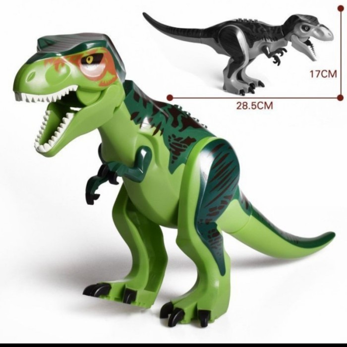 TERBARU Lego Putih Dinosaurus World Indominus Hijau Baryonix