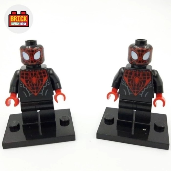 TERBARU Lego Minifigure Spiderman Miles Morales Superheroes Original